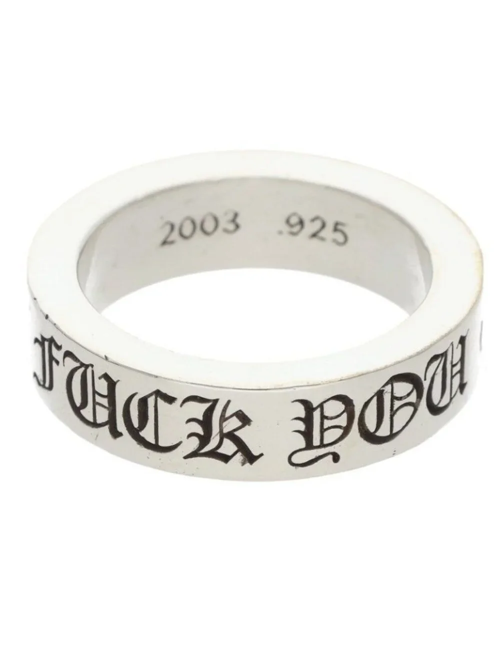 Chrome Hearts Spacer Silver Ring